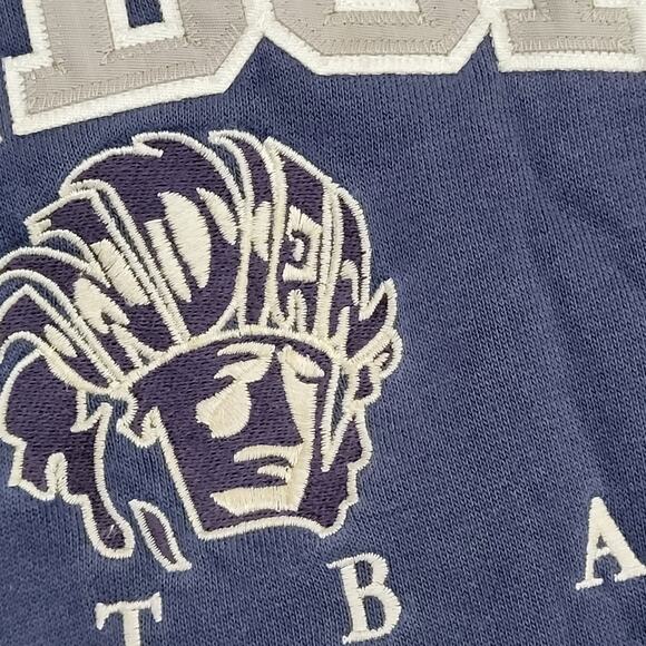 Sanborn Football Hoodie Large 26x25 Oversized Boxy Sun-Faded - Picture 14 of 15